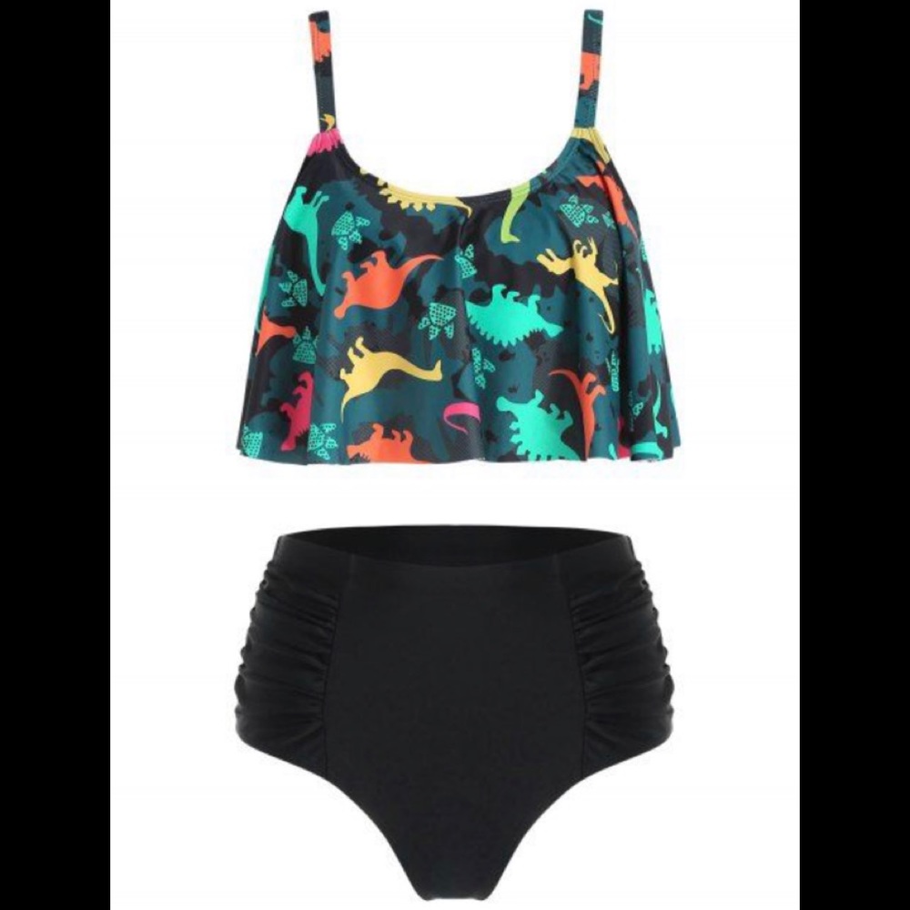 Dinosaur theme bathing suit brand new